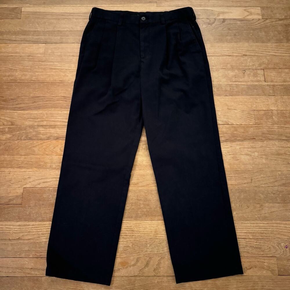Croft & Barrow black straight leg chino pants size 32 x 29
 b2